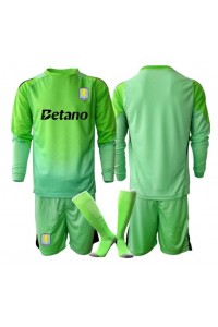 Aston Villa Doelman Babytruitje Uit tenue Kind 2025-26 Lange Mouw (+ Korte broeken)